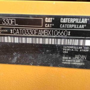 2018 CATERPILLAR Excavators 330FL